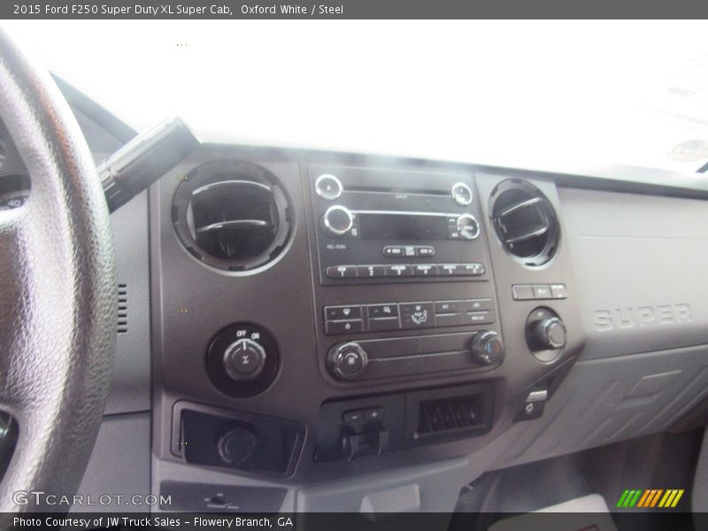 Oxford White / Steel 2015 Ford F250 Super Duty XL Super Cab