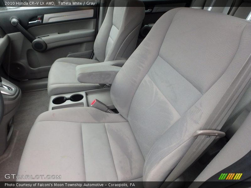 Taffeta White / Gray 2010 Honda CR-V LX AWD
