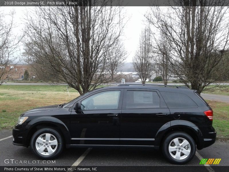 Pitch Black / Black 2018 Dodge Journey SE