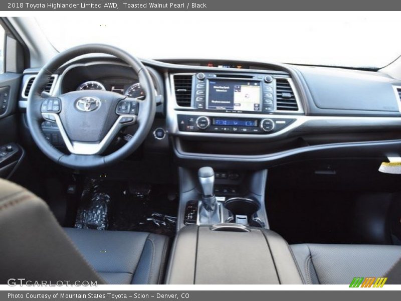 Toasted Walnut Pearl / Black 2018 Toyota Highlander Limited AWD