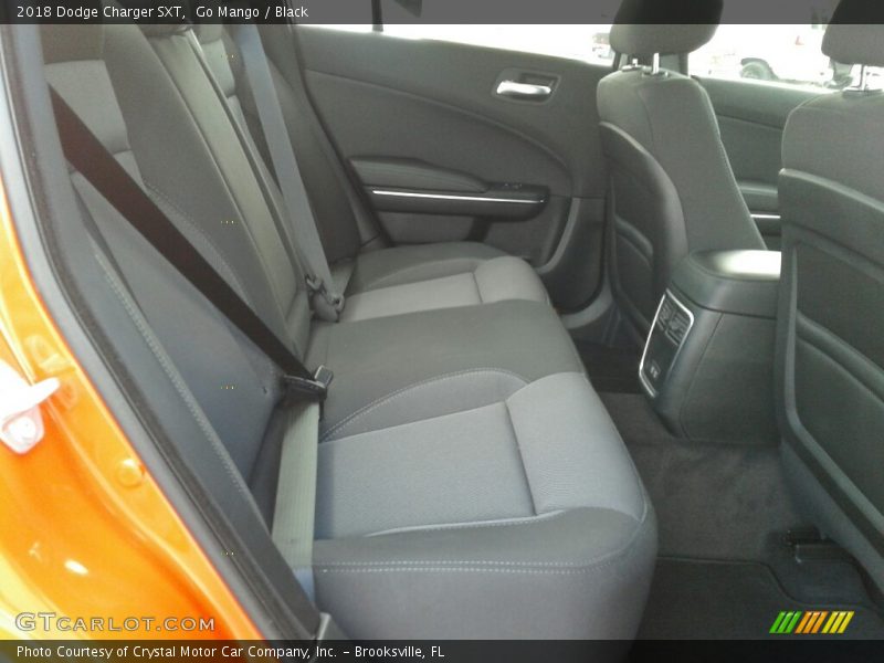 Go Mango / Black 2018 Dodge Charger SXT