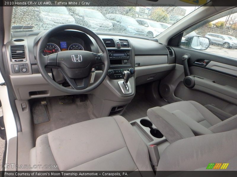 Taffeta White / Gray 2010 Honda CR-V LX AWD