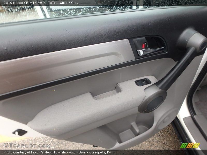 Taffeta White / Gray 2010 Honda CR-V LX AWD