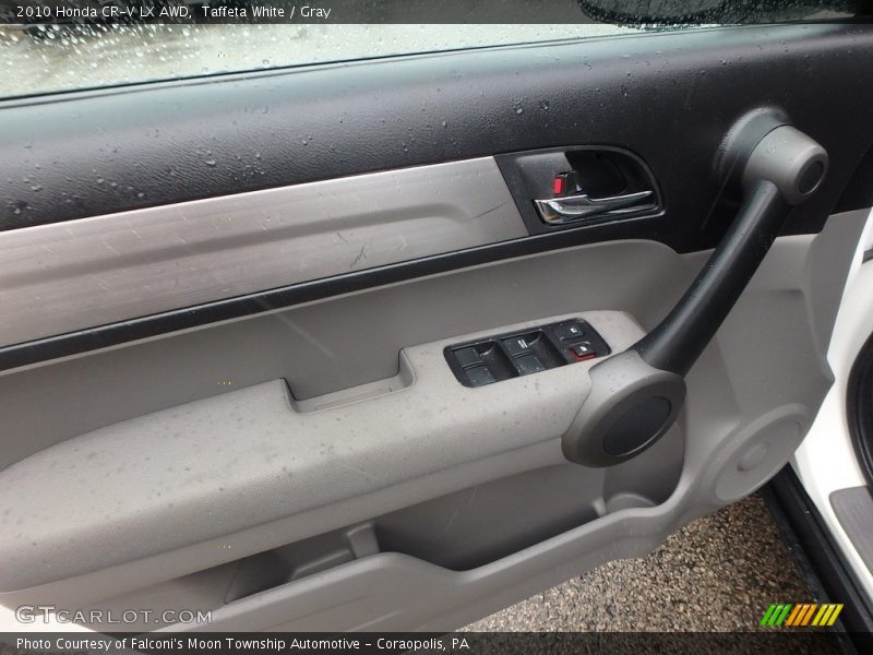 Taffeta White / Gray 2010 Honda CR-V LX AWD