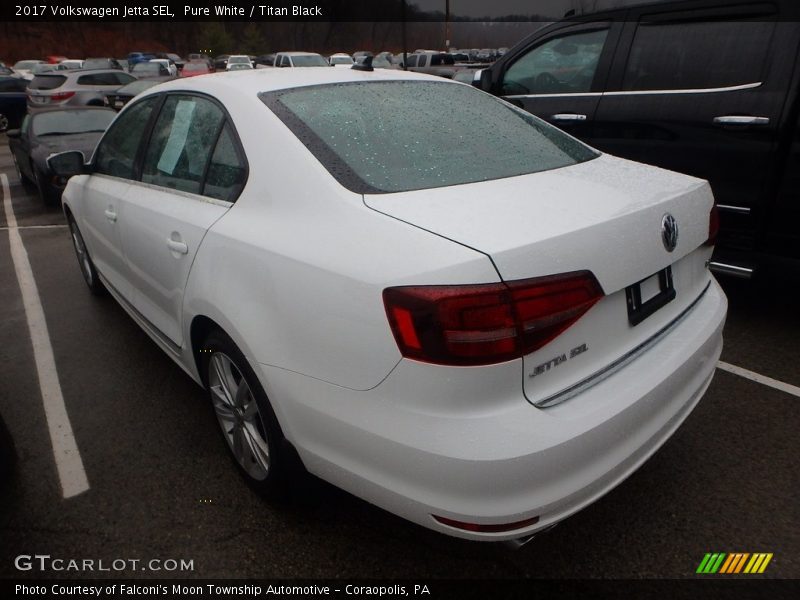 Pure White / Titan Black 2017 Volkswagen Jetta SEL