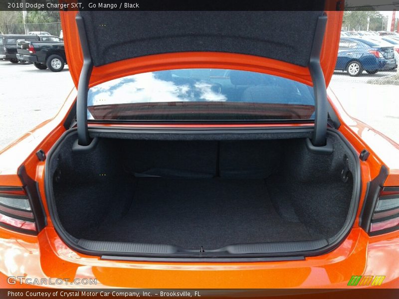 Go Mango / Black 2018 Dodge Charger SXT