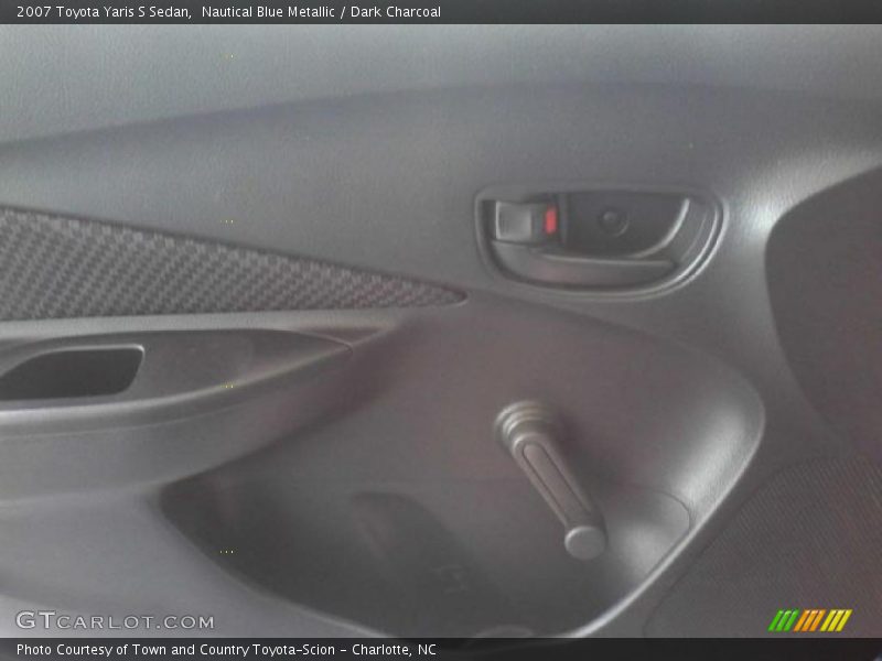 Nautical Blue Metallic / Dark Charcoal 2007 Toyota Yaris S Sedan
