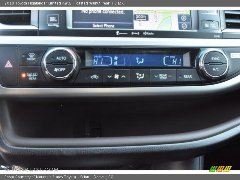 Toasted Walnut Pearl / Black 2018 Toyota Highlander Limited AWD