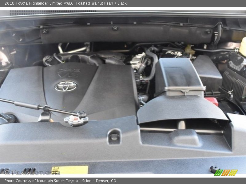 Toasted Walnut Pearl / Black 2018 Toyota Highlander Limited AWD