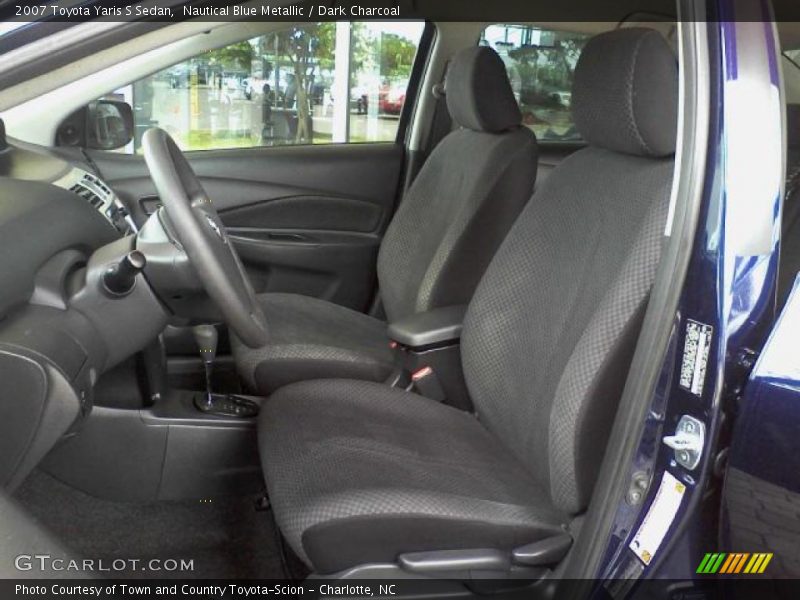 Nautical Blue Metallic / Dark Charcoal 2007 Toyota Yaris S Sedan