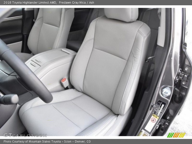 Predawn Gray Mica / Ash 2018 Toyota Highlander Limited AWD
