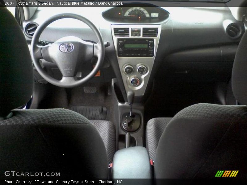 Nautical Blue Metallic / Dark Charcoal 2007 Toyota Yaris S Sedan