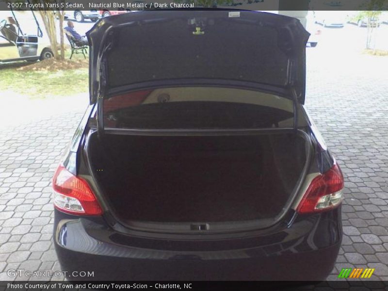 Nautical Blue Metallic / Dark Charcoal 2007 Toyota Yaris S Sedan