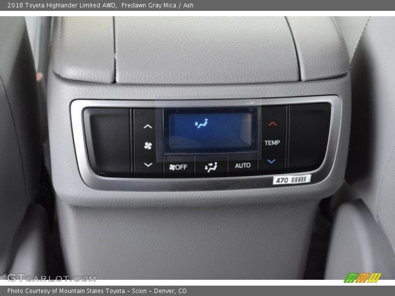 Predawn Gray Mica / Ash 2018 Toyota Highlander Limited AWD