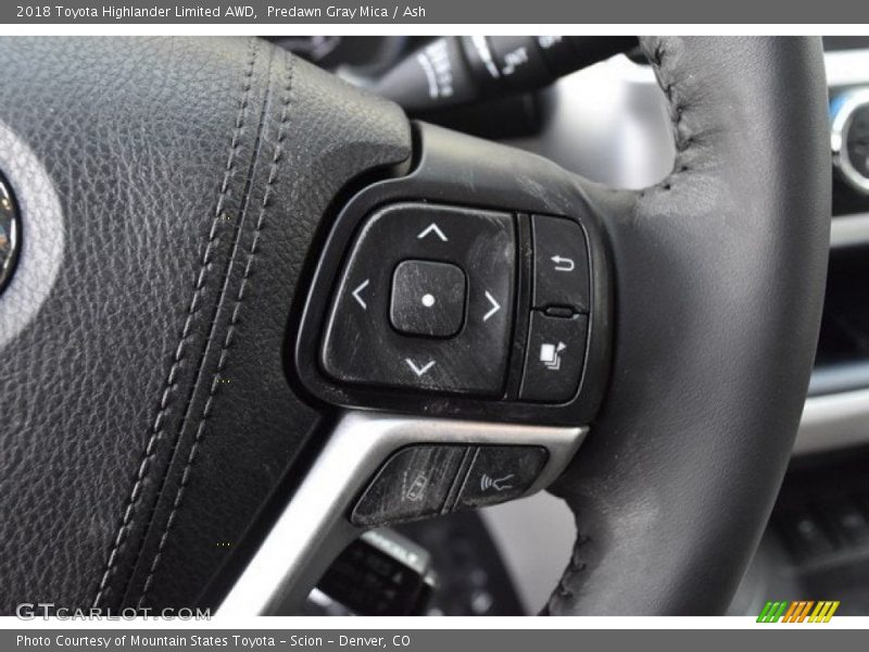 Predawn Gray Mica / Ash 2018 Toyota Highlander Limited AWD