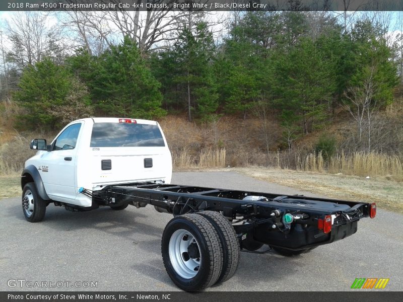 Bright White / Black/Diesel Gray 2018 Ram 4500 Tradesman Regular Cab 4x4 Chassis