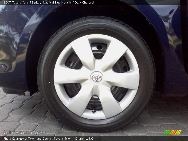 Nautical Blue Metallic / Dark Charcoal 2007 Toyota Yaris S Sedan