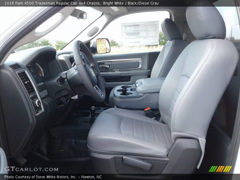 Bright White / Black/Diesel Gray 2018 Ram 4500 Tradesman Regular Cab 4x4 Chassis