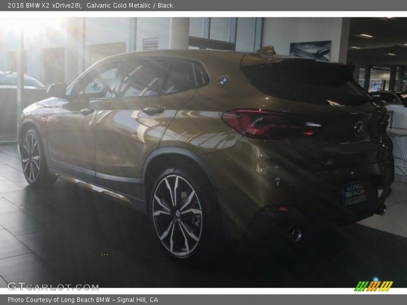 Galvanic Gold Metallic / Black 2018 BMW X2 xDrive28i