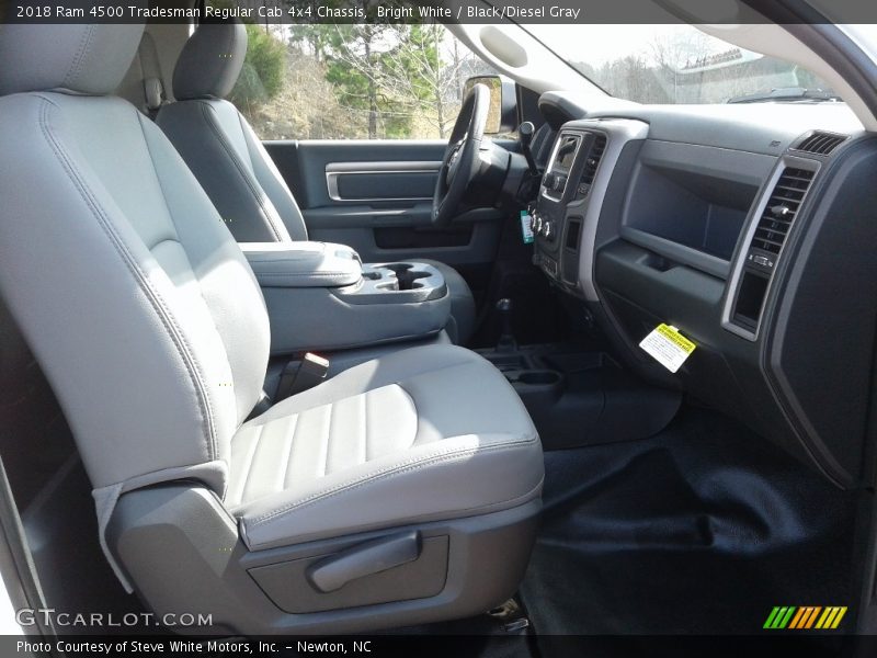 Bright White / Black/Diesel Gray 2018 Ram 4500 Tradesman Regular Cab 4x4 Chassis