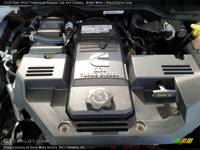 Bright White / Black/Diesel Gray 2018 Ram 4500 Tradesman Regular Cab 4x4 Chassis