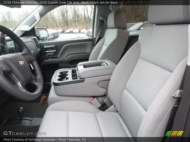 Black / Dark Ash/Jet Black 2018 Chevrolet Silverado 1500 Custom Crew Cab 4x4