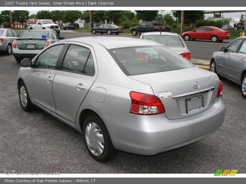 Silver Streak Mica / Dark Charcoal 2007 Toyota Yaris Sedan
