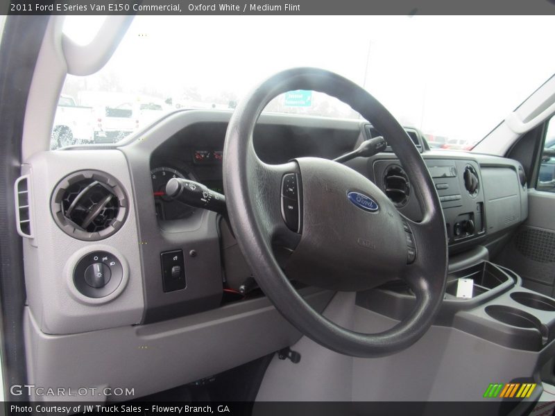 Oxford White / Medium Flint 2011 Ford E Series Van E150 Commercial