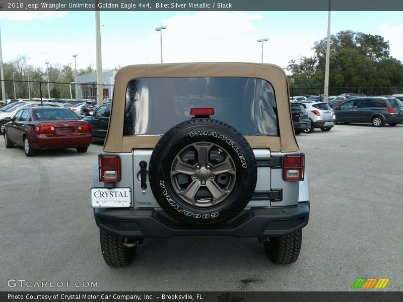 Billet Silver Metallic / Black 2018 Jeep Wrangler Unlimited Golden Eagle 4x4