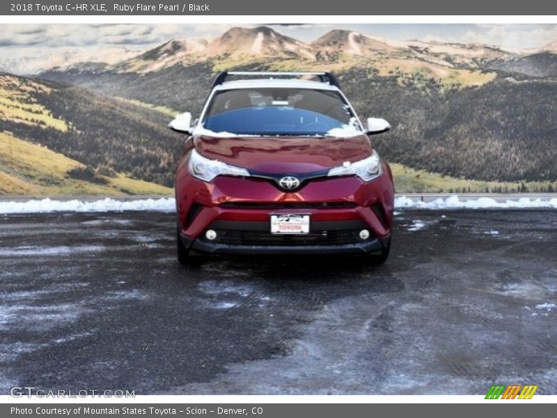 Ruby Flare Pearl / Black 2018 Toyota C-HR XLE