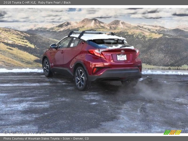 Ruby Flare Pearl / Black 2018 Toyota C-HR XLE