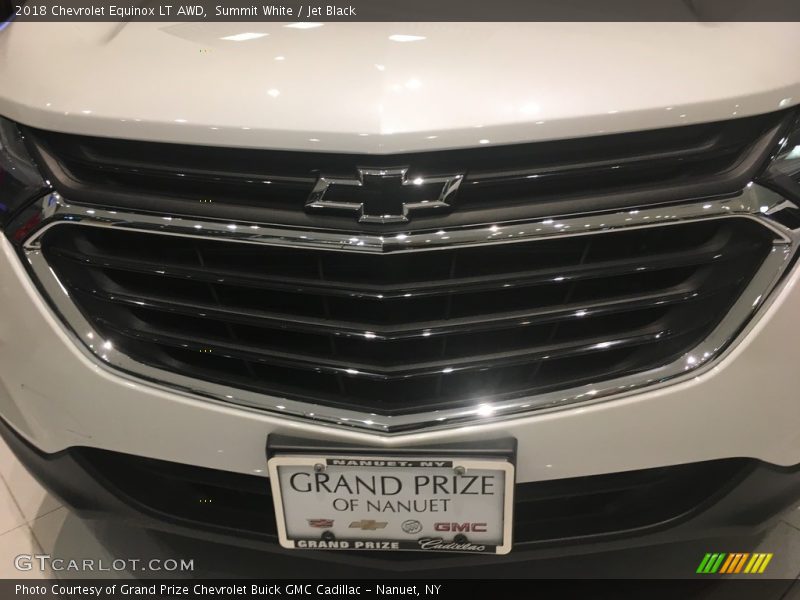 Summit White / Jet Black 2018 Chevrolet Equinox LT AWD