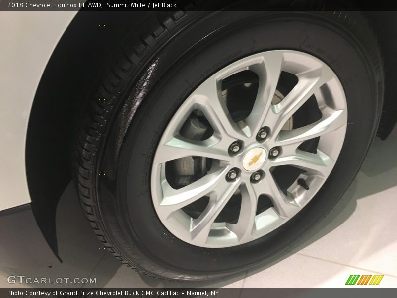 Summit White / Jet Black 2018 Chevrolet Equinox LT AWD