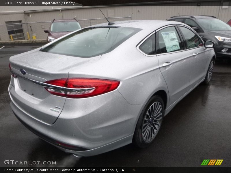 Ingot Silver / Ebony 2018 Ford Fusion SE