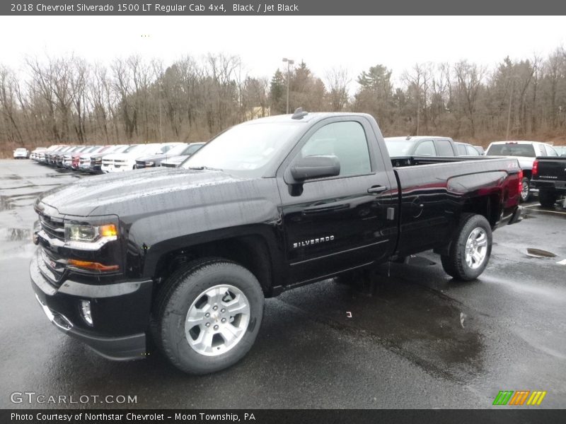 Black / Jet Black 2018 Chevrolet Silverado 1500 LT Regular Cab 4x4