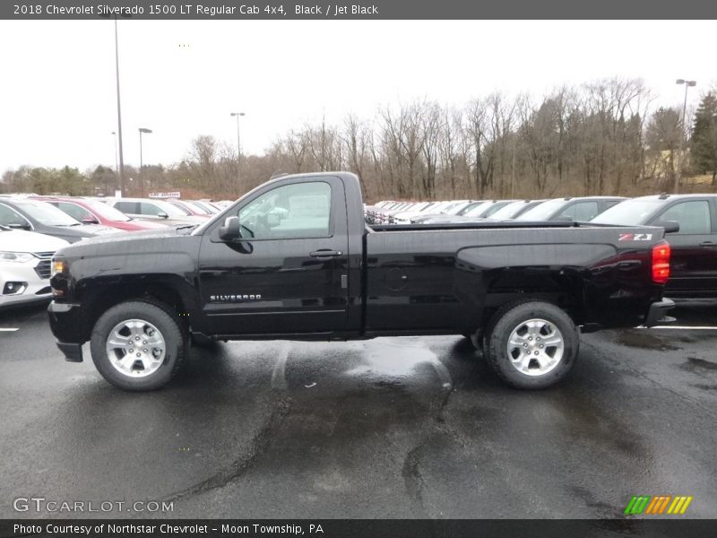 Black / Jet Black 2018 Chevrolet Silverado 1500 LT Regular Cab 4x4