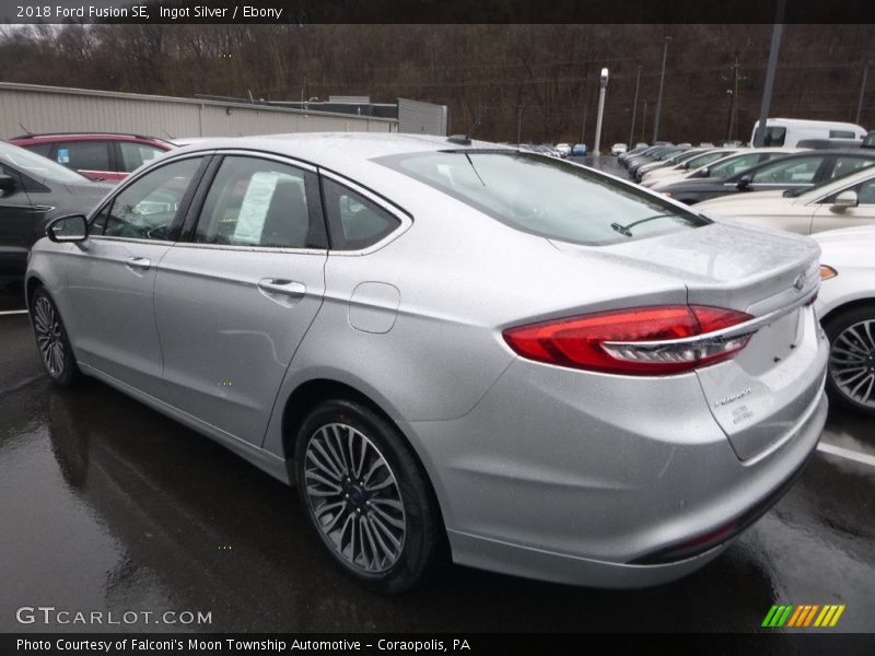 Ingot Silver / Ebony 2018 Ford Fusion SE
