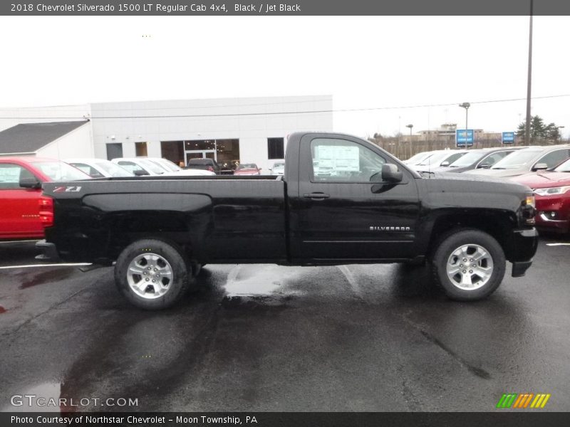 Black / Jet Black 2018 Chevrolet Silverado 1500 LT Regular Cab 4x4