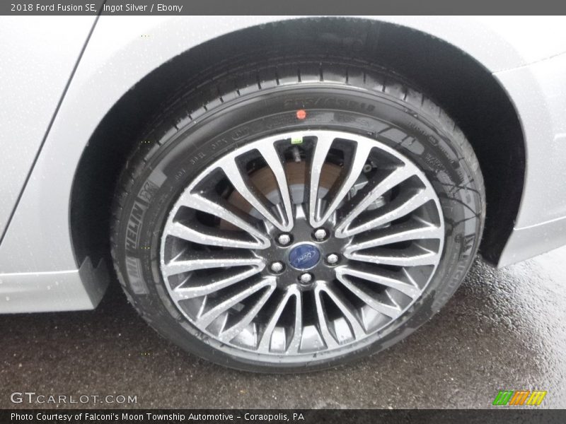 Ingot Silver / Ebony 2018 Ford Fusion SE