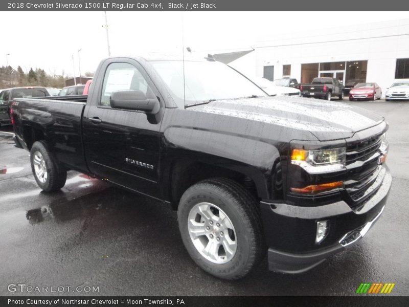 Black / Jet Black 2018 Chevrolet Silverado 1500 LT Regular Cab 4x4