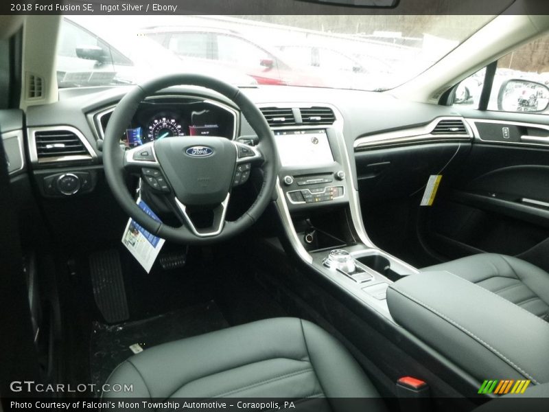 Ingot Silver / Ebony 2018 Ford Fusion SE