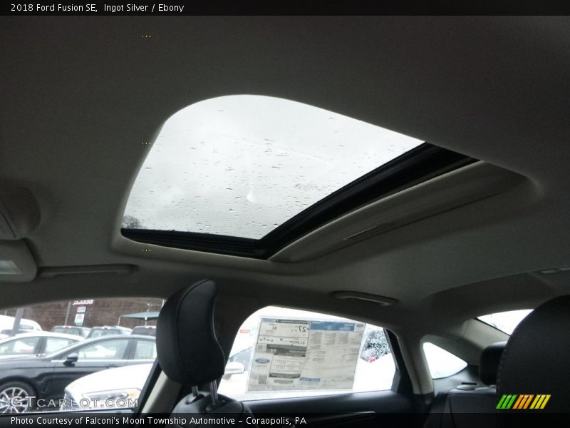 Ingot Silver / Ebony 2018 Ford Fusion SE