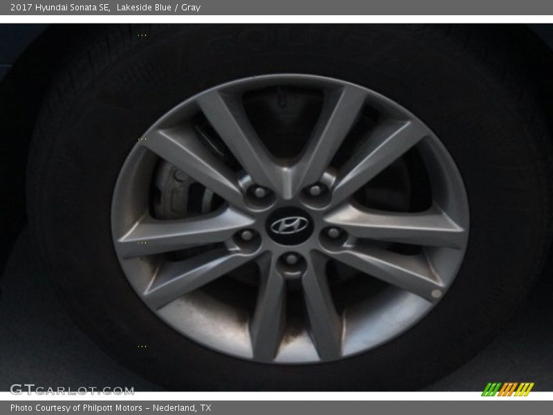 Lakeside Blue / Gray 2017 Hyundai Sonata SE