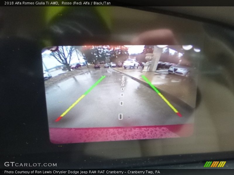 Rosso (Red) Alfa / Black/Tan 2018 Alfa Romeo Giulia Ti AWD