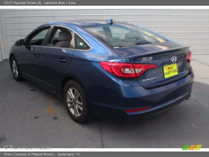 Lakeside Blue / Gray 2017 Hyundai Sonata SE