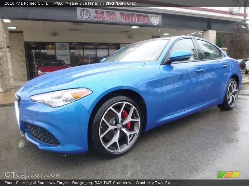 Front 3/4 View of 2018 Giulia Ti AWD