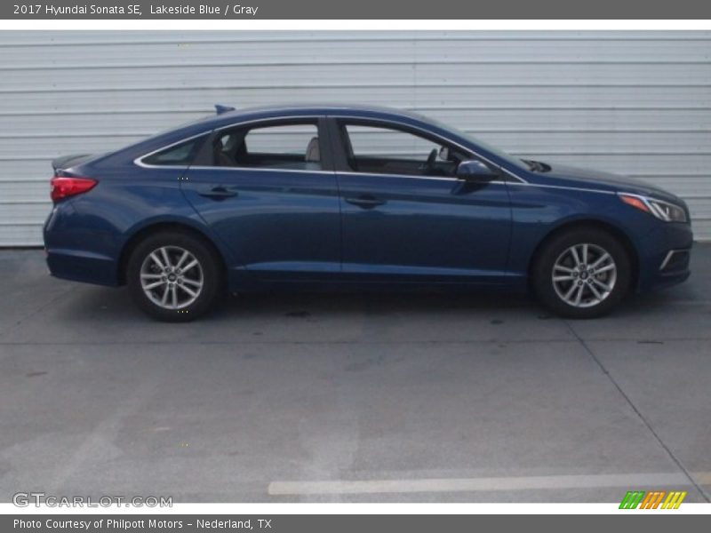 Lakeside Blue / Gray 2017 Hyundai Sonata SE