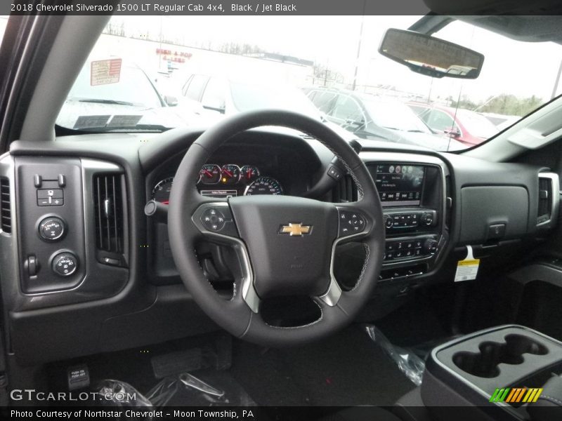 Black / Jet Black 2018 Chevrolet Silverado 1500 LT Regular Cab 4x4