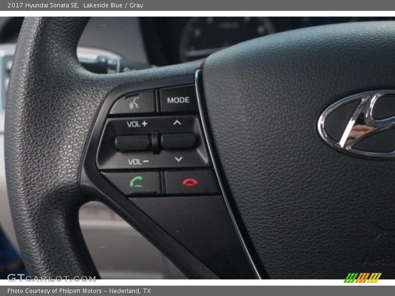 Lakeside Blue / Gray 2017 Hyundai Sonata SE