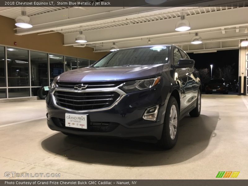 Storm Blue Metallic / Jet Black 2018 Chevrolet Equinox LT